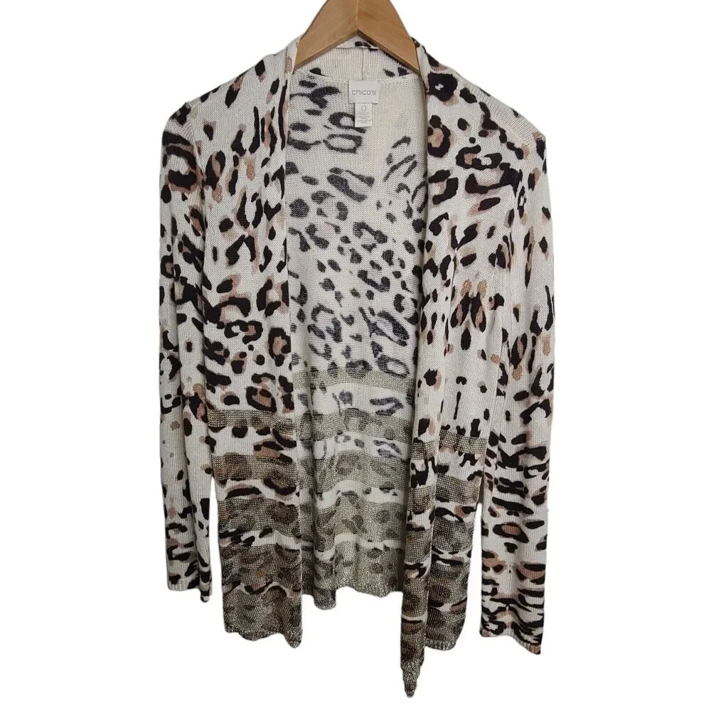 Talbots Leopard Print Dress Womens SZ 10 Animal Print V-neck New with Tags *Read